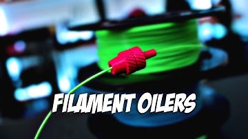 3D Printing Tip: Filament Oilers - Help prevent clogs/jams
