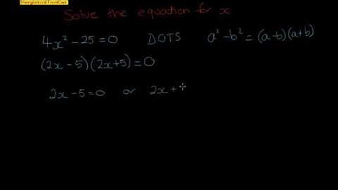 Using the Null Factor Law to solve quadratics