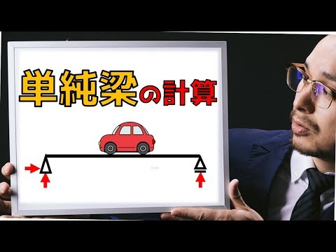 わかりやすい構造力学～単純梁の計算～