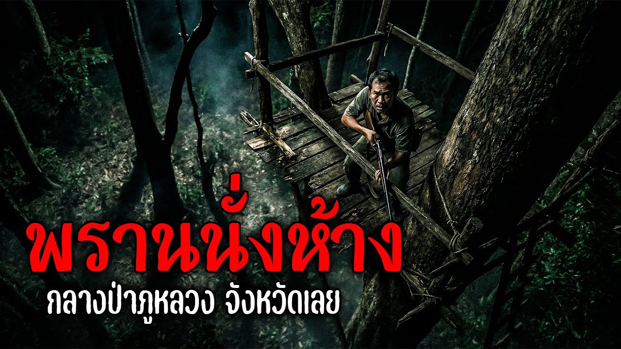 คืนบนห้างไม้ ป่าภูหลวง | เรื่องเล่าสยองขวัญ