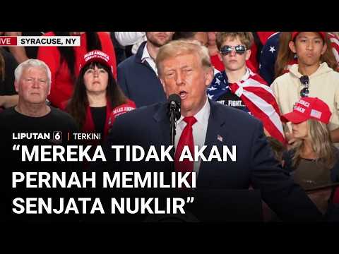 Trump Ungkap Alasan AS Serang Iran: "Mereka Tak Akan Pernah Memiliki Senjata Nuklir" | Liputan 6
