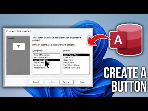 How to Create a Button in Microsoft Access (Full Guide)