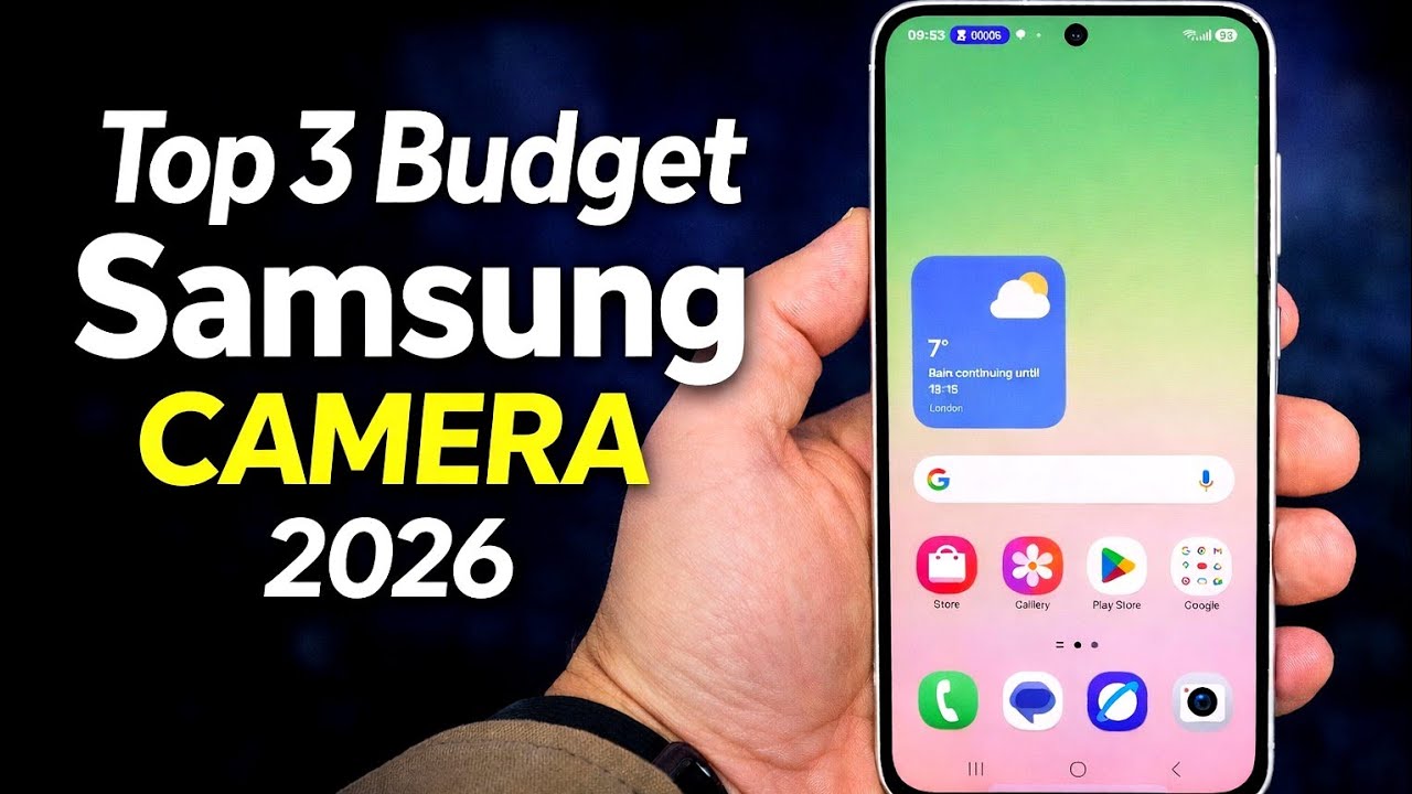 Top 3 Budget Samsung Phones with best Cameras in 2026 - YouTube