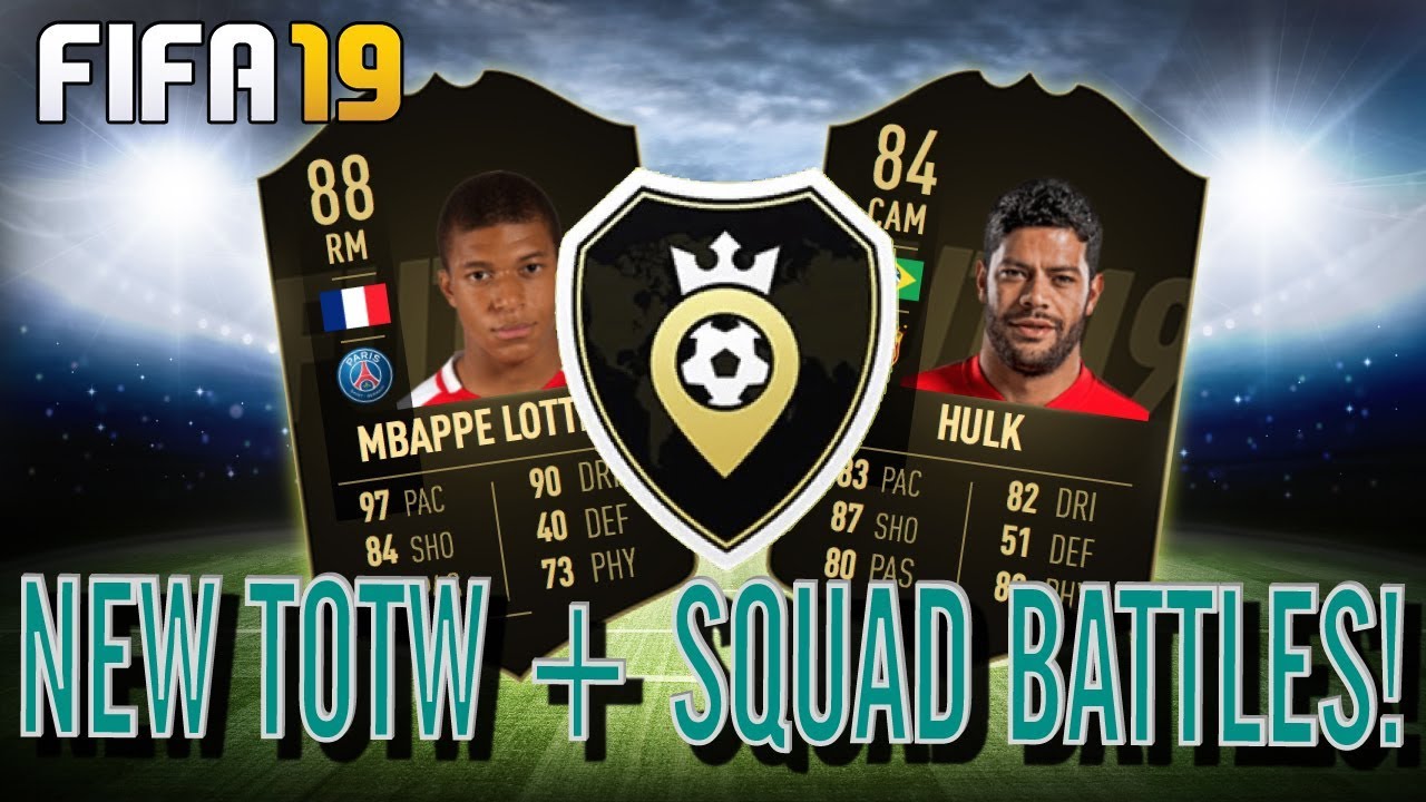 FIFA 19! NEW TOTW + SQUAD BATTLES! (PS4+XBOX)