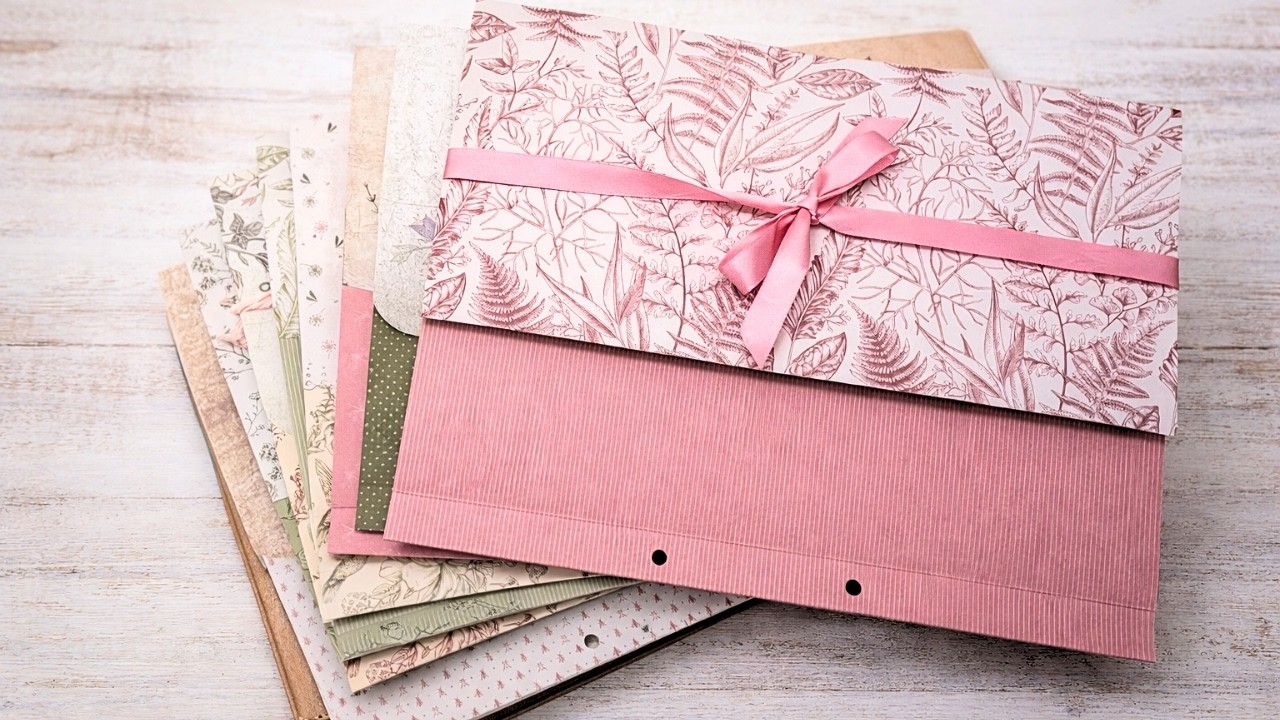 Using Up an Entire 12x12 Paper Pad | Easy & Useful Project