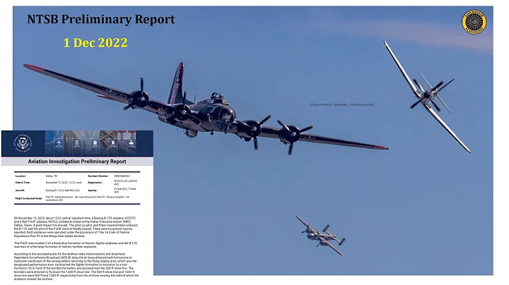 NTSB Preliminary Report Wings Over Dallas B-17 Mid...
