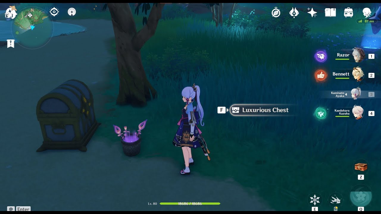 FREE Luxurious Chest, Naku Weed Quest Genshin Impact YouTube