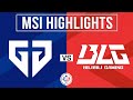 Gen vs blg highlights all games  msi 2024 grand final  geng vs bilibili gaming