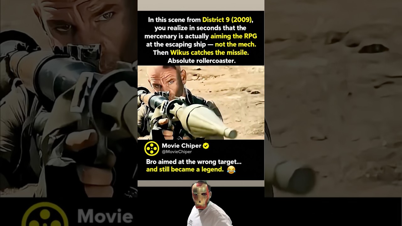 District 9’s Craziest Rocket Launcher Scene 🤯 | Movie Facts #shorts