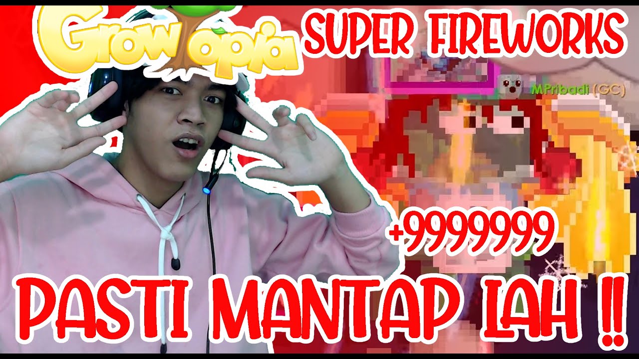 LUCKY CHAIR + SUPER FIREWORKS !! Percobaan Yang Mantap !! Growtopia