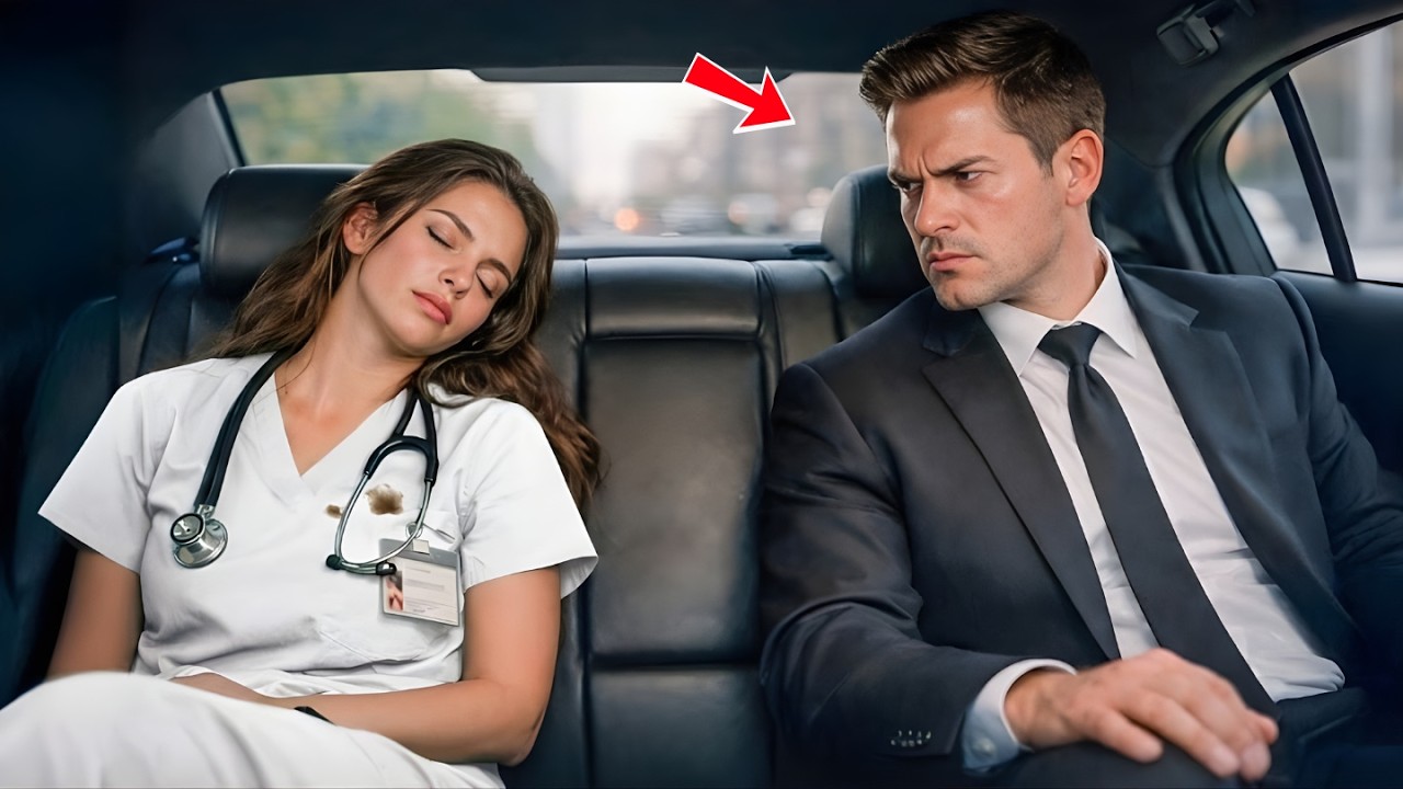 Una enfermera agotada entra al auto equivocado… y el millonario la humilla sin saber quién es ella.