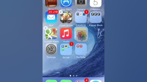 How to Nest Folders in iOS 8