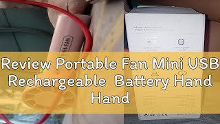 Review Portable Fan Mini Usb Rechargeable Battery Hand Handheld Electric Cooler Fan Ffshop