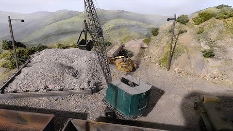 1000 MODEL RR IDEAS :BUILD A ROCK QUARRY LOAD-OUT