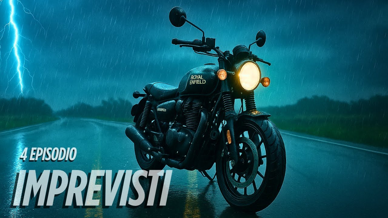 Il viaggio di RITORNO in moto non va come PREVISTO ⛈️ mi devo fermare... | 4° episodio | Motovlog