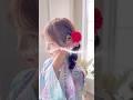 【キッズヘアスタイル】特別な日のかわいい髪飾り🌸 #ヘアアレンジ #キッズ #shorts AD113 AD112 AD114
