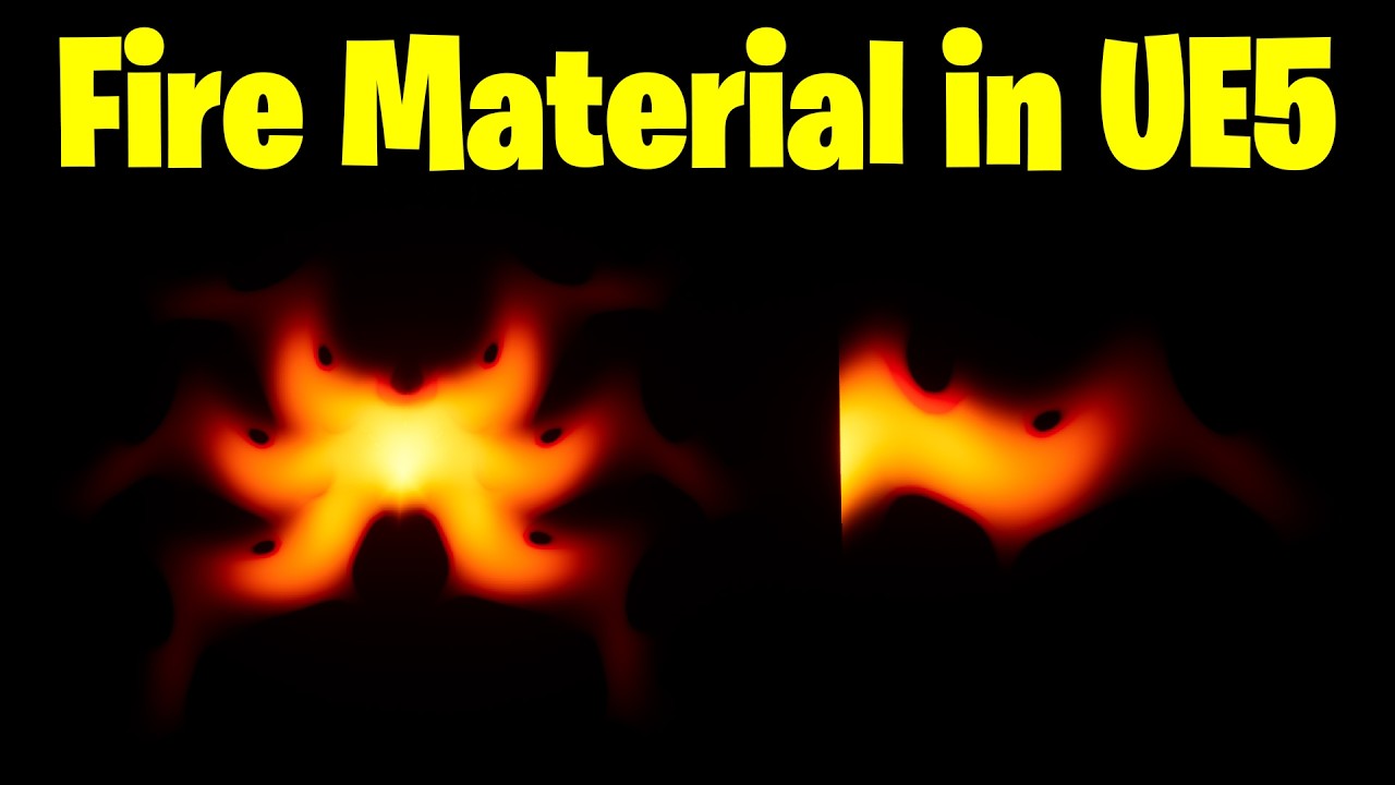 I Created Fire Materials in Unreal Engine 5 - YouTube