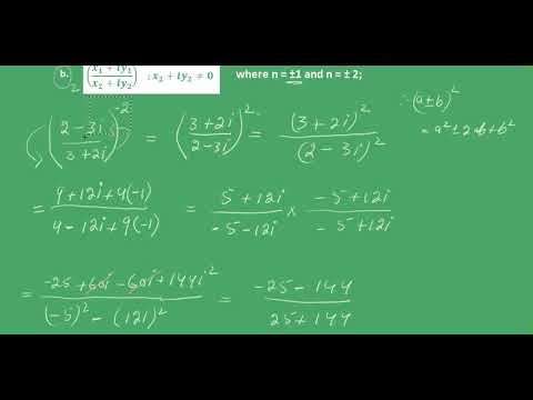 1.2.5 (b)2 find the real and imaginary parts of the following types of ...