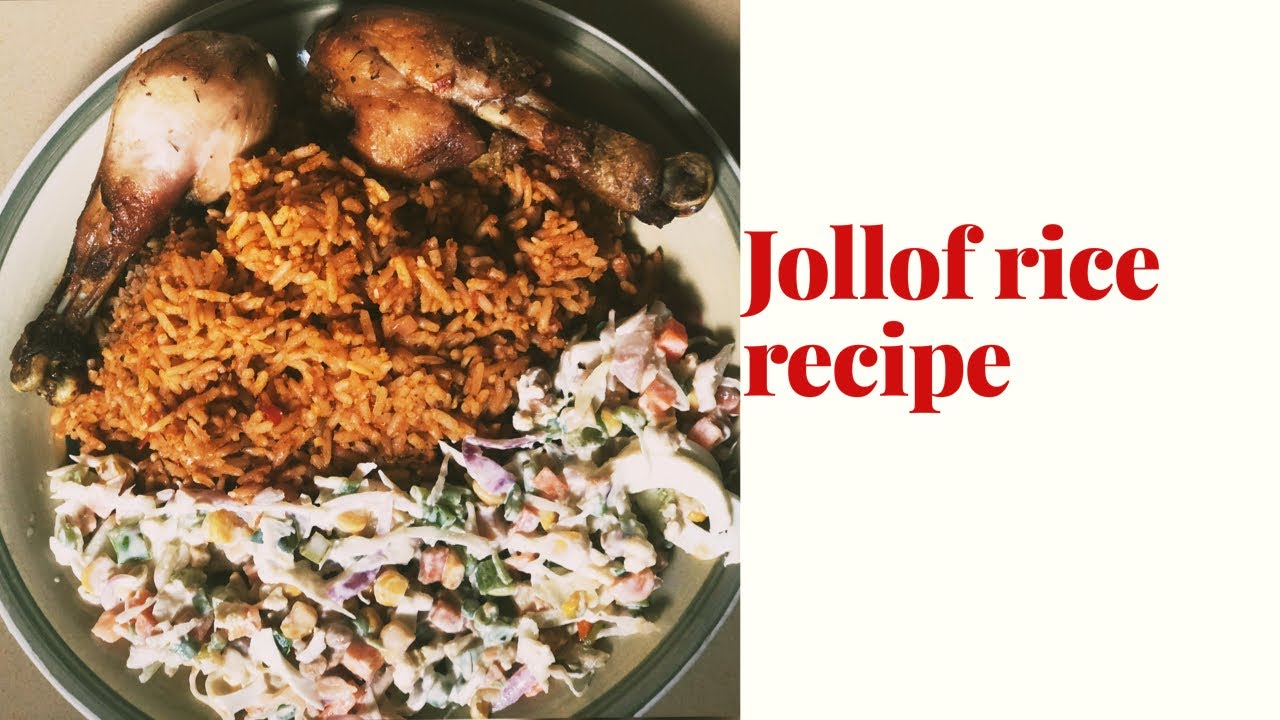 How to prepare home made jollof rice YouTube