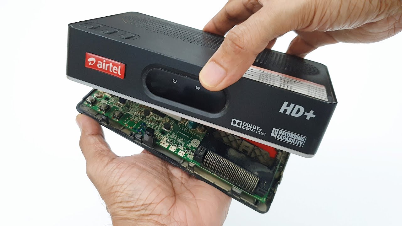 Airtel HD DTH Set Top Box Disassembly YouTube