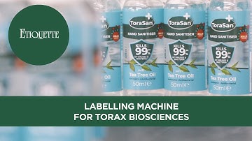 Compact WA | Automatic Bottle Labeller for Torax Biosciences with a Date Coder