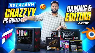 Rs. 1.4 Lakh 1440P Gaming &amp; Editing PC 😱🔥