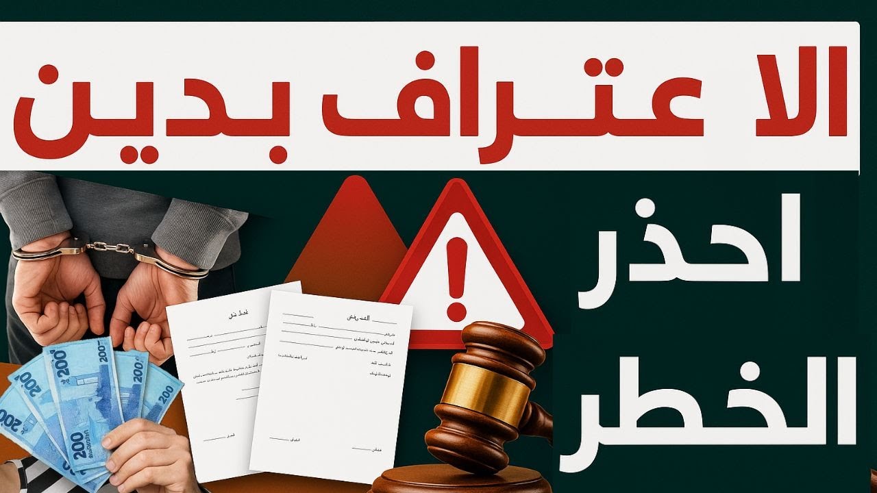 ماهي اجراءات الاعتراف بالدين؟ وثيقة اعتراف بدين ومدى قوتها القانونية - وسيلة نصب