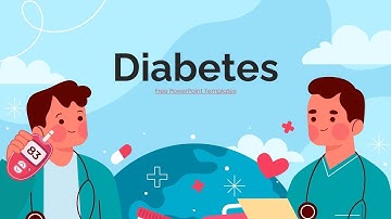 Free Diabetes PowerPoint Template & Google Slides Theme by GreatPPT