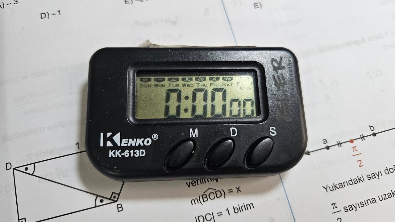 saat tutarak çalışmak çok iyi olmayabilir || 1, 0'dan büyüktür