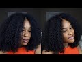 Glueless Curly Wig Install 😍 (no lace, no leave out) | ilikehairwig