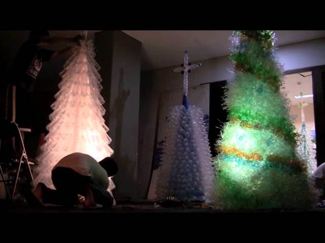 Paling Inspiratif Cara Buat Pohon Natal Dari Gelas Aqua 