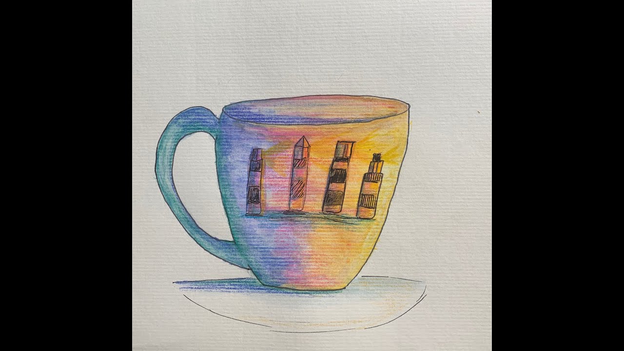 Watercolor Pencil shading with "Hots and Colds" YouTube