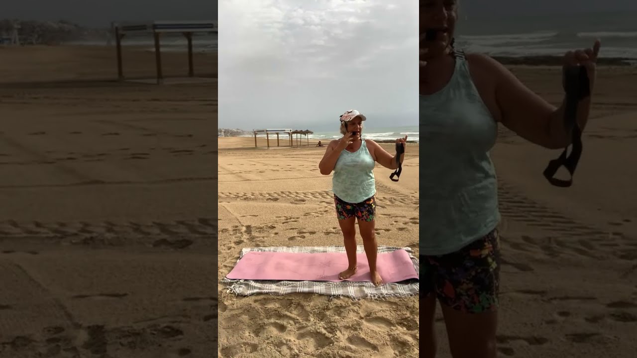 Morning Restorative Yoga Live from Spain. Stretch and Relax 