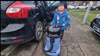 Gb Cleaning dads car #gbhenry #henry #vacuum #vacuumcleaner #hoover ##hetty #gb #cleaning #cleanitup