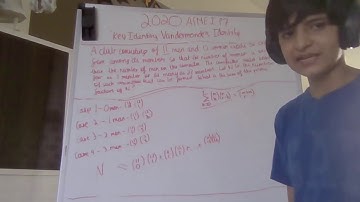 Solving 2020 AIME I P7