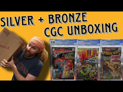 CGC Unboxing Silver and Bronze Age Keys