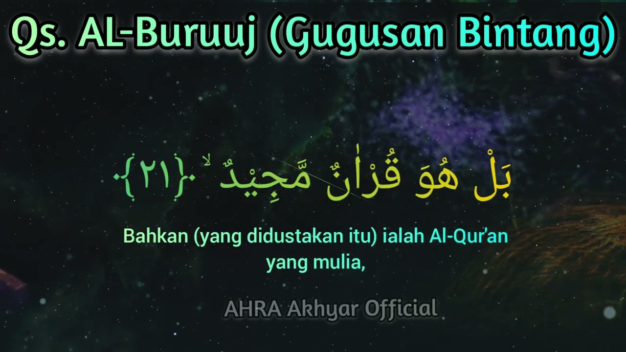 QS.AL-BURUUJ