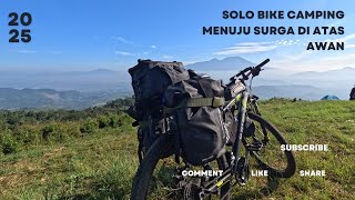 SOLO Bike Camping Indonesia | Puncak Peuyem negeri di atas awan ketinggian 1100mdpl