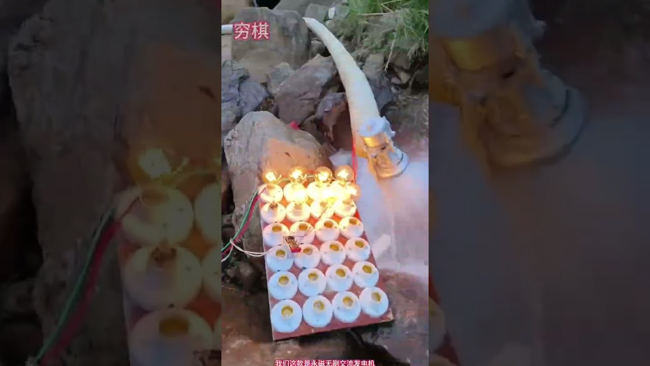 500W Micro Hydroelectric Generator AC220V Hydro Power Station Mini-