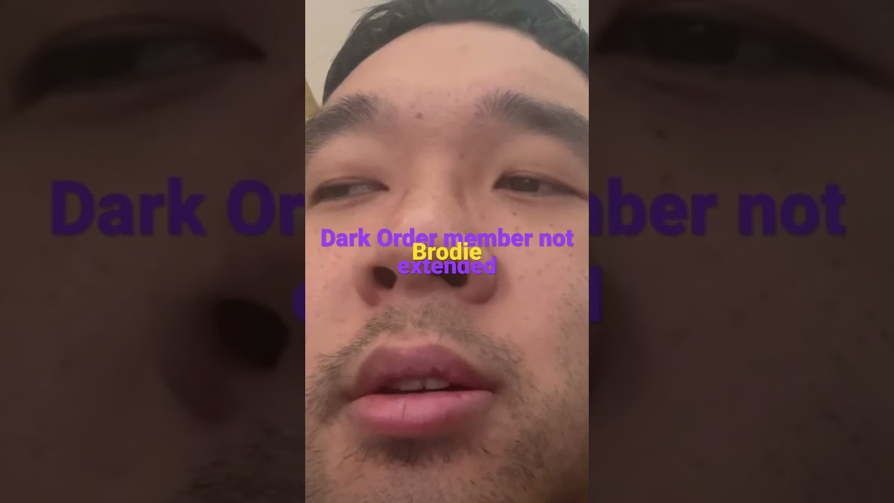 Dark Order member not extended by AEW