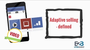 Adaptive selling - defined