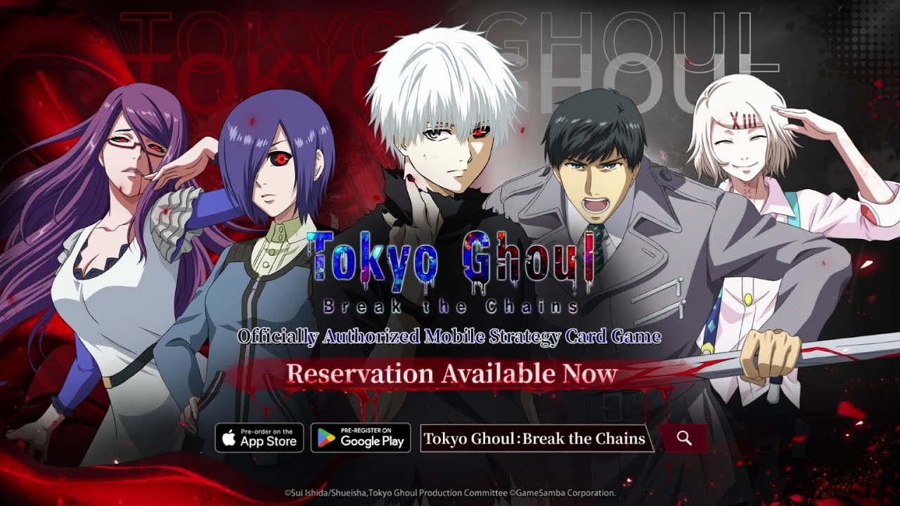Tokyo Ghoul Officially Authorized Mobile Game Tokyo Ghoul: Break the  Chains Pre-Registration Now Open