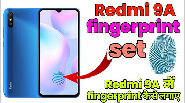 Redmi 9A me display fingerprint lock kaise lagaye | Redmi 9A fingerprint lock | Redmi 9a
