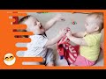 Funny Twins Baby Playing Together  -  Cute Baby Video