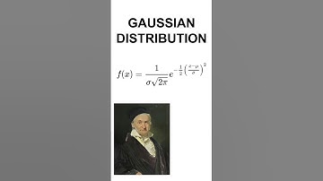 Gaussian Distribution (w/ caps) #datascience #machinelearning #mathematics #maths #statistics