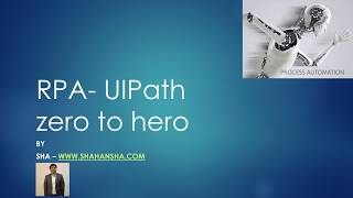 RPA UIPath in 30 mins - Tutorial for beginners screenshot 1