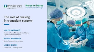 The role of nursing in transplant surgery