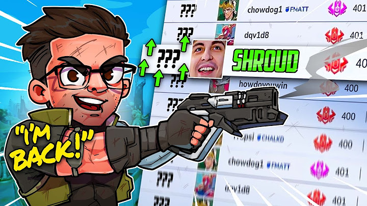 SHROUD RETURNS TO TOP 500 IN MARVEL RIVALS