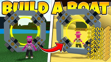 Build a Boat TELEPORT TO THE END! 💸 ( And get gold! )