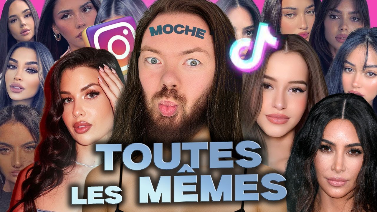 MÊME VISAGE MOCHE Partout ! TikTok Pretty, InstaFace